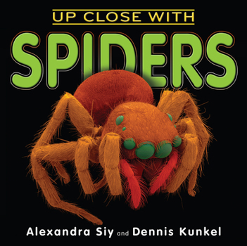 Paperback Up Close with Spiders Book