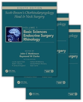 Misc. Scott-Brown's Otorhinolaryngology and Head and Neck Surgery, Eighth Edition: 3 Volume Set Book