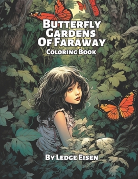 Paperback Butterfly Gardens Of Faraway Coloring Book