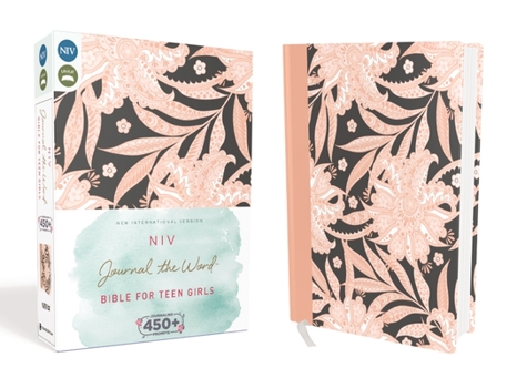 Hardcover NIV, Journal the Word Bible for Teen Girls, Hardcover, Pink Floral: Includes Hundreds of Journaling Prompts! Book