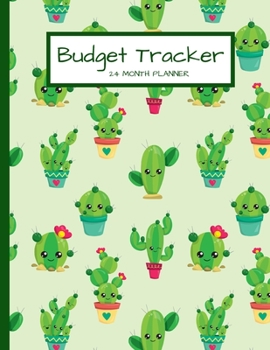 Budget Tracker: Budget Planner/Expense Organizer For Financial Tracking - 56 Pages – 8.5 x 11 (24 Month Bill Organizer, Notebook, Journal)