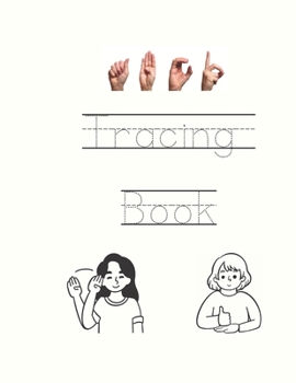 Paperback ASL ABC Alphabet Tracing Book