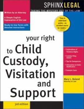 Paperback Your Right to Child Custody, Visitation, and Support Book