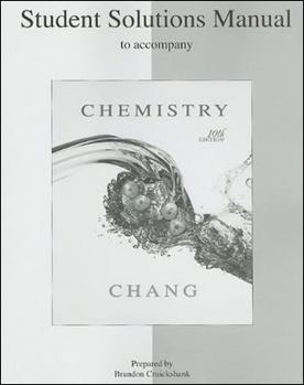 Paperback Student's Solutions Manual to Accompany Chemistry Book