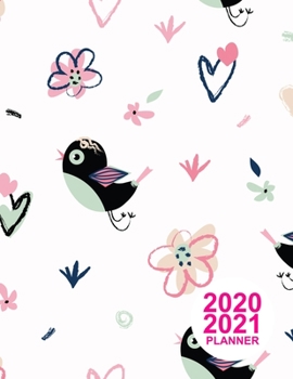 2020 2021 Planner: Large Two Year Monthly Planner Calendar Schedule Organizer January 2020 to December 2021 (24 Months) | Gift Ideas for Girls, Teens, Girls, Women | Cover Design Code DT 00102998