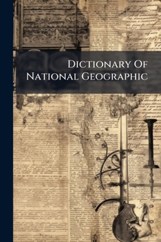 Paperback Dictionary Of National Geographic Book