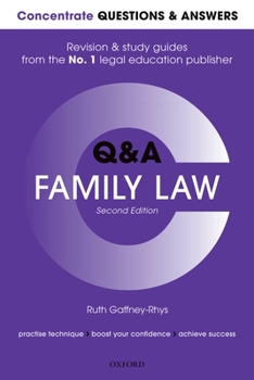 Paperback Concentrate Q&A Family Law 2e: Law Revision and Study Guide Book