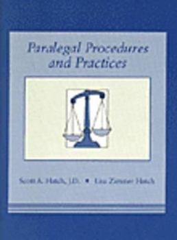 Paperback Paralegal Procedures and Practices Book