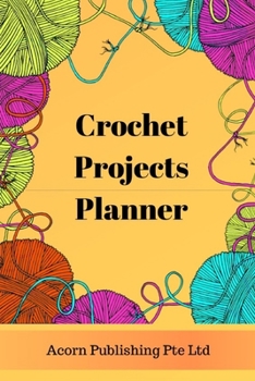 Paperback Crochet Projects Planner Book