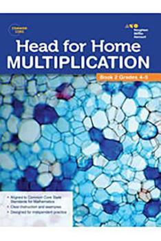 Paperback Head For Home Math Skills: Multiplication, Book 2 Book