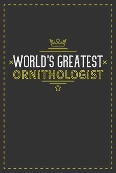 Paperback World's Greatest Ornithologist: Lined notebook - best gift for Ornithologist Book