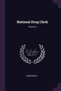 Paperback National Drug Clerk; Volume 9 Book