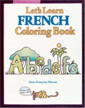 Paperback Lets Learn French Coloring Book