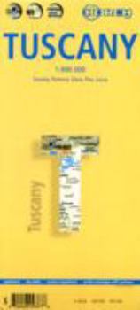 Laminated Tuscany Map by Borch (English Edition)