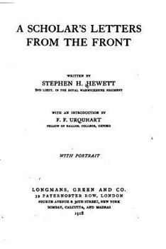 Paperback A Scholar's Letters from the Front Book