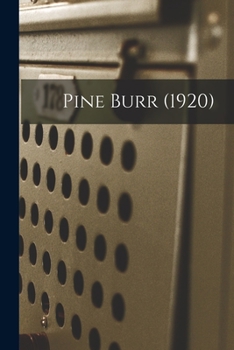 Paperback Pine Burr (1920) Book