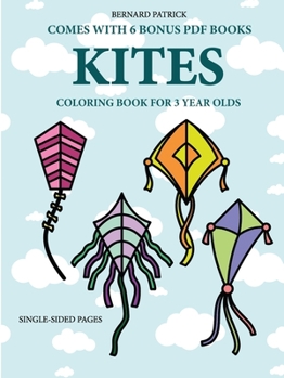 Paperback Coloring Book for 3 Year Olds (Kites) Book