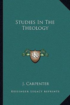 Paperback Studies In The Theology Book