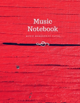 Paperback Blank Sheet Music Notebook: Music Manuscript Paper / White Marble Blank Sheet Music / Notebook for Musicians / Staff Paper / Composition Books Gif Book