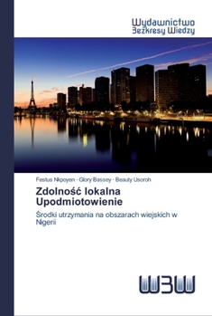 Paperback Zdolno&#347;c lokalna Upodmiotowienie [Polish] Book