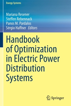 Paperback Handbook of Optimization in Electric Power Distribution Systems Book