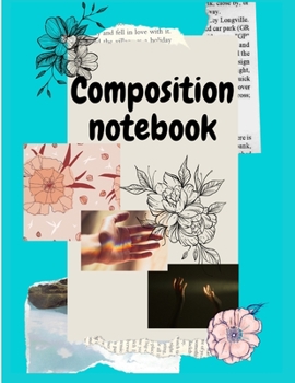 Paperback Composition notebook: Wide Ruled Lined Paper, Journal for Girls, Students Book