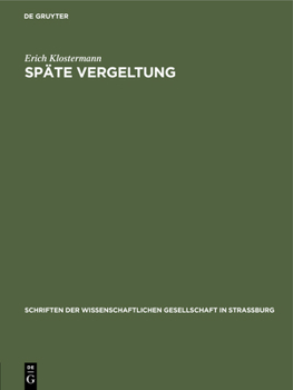 Hardcover Späte Vergeltung [German] [Large Print] Book