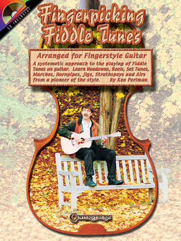 Paperback Fingerpicking Fiddle Tunes: Arranged for Fingerstyle Guitar [With CD (Audio)] Book