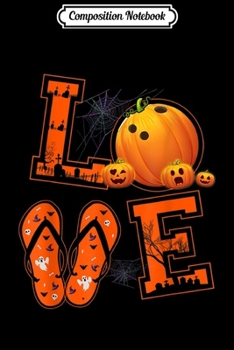 Composition Notebook: LOVE Bowling Pumpkin Halloween Gifts Journal/Notebook Blank Lined Ruled 6x9 100 Pages