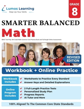 Paperback SBAC Test Prep: Smarter Balanced Study Guide With Performance Task (PT) and Computer Adaptive Testing (CAT) Book