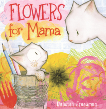 Library Binding Flowers for Mama Book