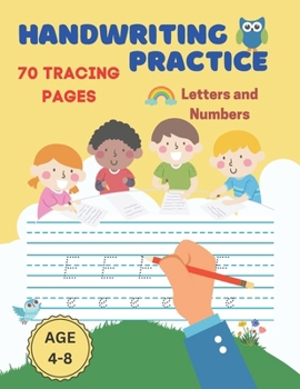 Paperback Handwriting Practice for Preschool and Kindergarten Ages 4-8 Book