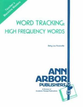 Paperback Word Tracking: High Frequency Words - Blackline Masters Book