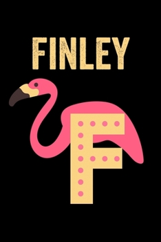 Finley: Animals Coloring Book for Kids, Weekly Planner, and Lined Journal Animal Coloring Pages. Personalized Custom Name Initial Alphabet Christmas or Birthday Gift for Boys