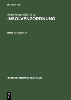 Hardcover §§ 129-147 (Großkommentare der Praxis) (German Edition) [German] Book