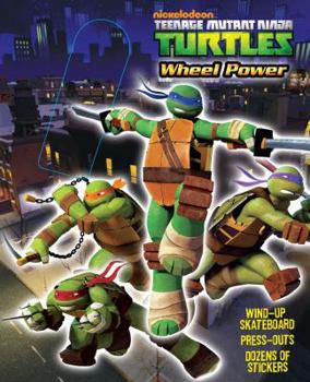Hardcover Teenage Mutant Ninja Turtles Wheel Power Book