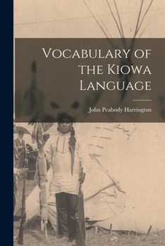 Paperback Vocabulary of the Kiowa Language Book