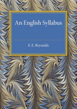 Paperback An English Syllabus Book