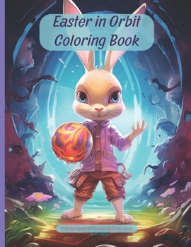 Paperback Easter in Orbit Coloring Book: A Stellar Quest for Curious Kids and Teens Book