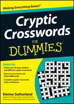 Paperback Cryptic Crosswords for Dummies Book