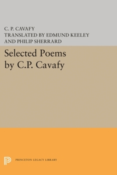 Hardcover Selected Poems by C.P. Cavafy Book