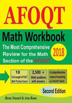 Paperback Math Workbook for AFOQT 2018: The Most Comprehensive Review for the Math Section of the AFOQT Book