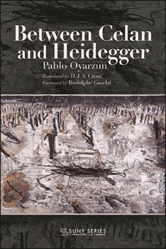 Hardcover Between Celan and Heidegger Book