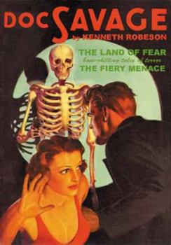 Paperback Fiery Menace and Land of Fear Book
