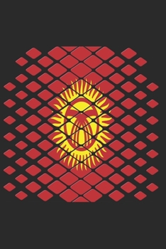 KYRGYZSTAN NOTEBOOK: Kyrgyzstan Notebook | college book | diary | journal | booklet | memo | composition book | 120 sheets - Dot Grid paper 6x9 inch
