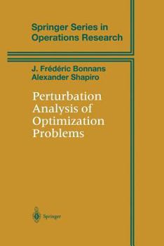 Paperback Perturbation Analysis of Optimization Problems Book