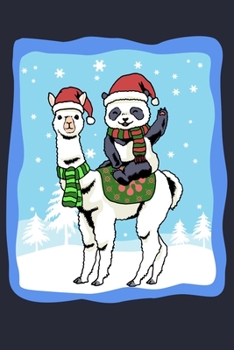 Merry Christmas Alpaca Llama Panda: Merry Christmas Funny Animal Wish List Lined Journal