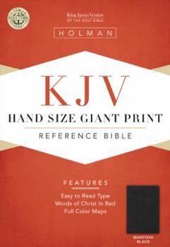 Imitation Leather Hand Size Giant Print Reference Bible-KJV [Large Print] Book
