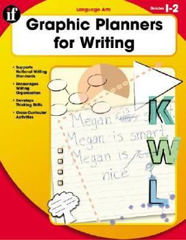 Paperback Graphic Planners for Writing, Grades 1 to 2 Book