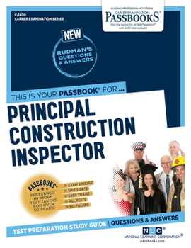 Paperback Principal Construction Inspector (C-1400): Passbooks Study Guide Volume 1400 Book